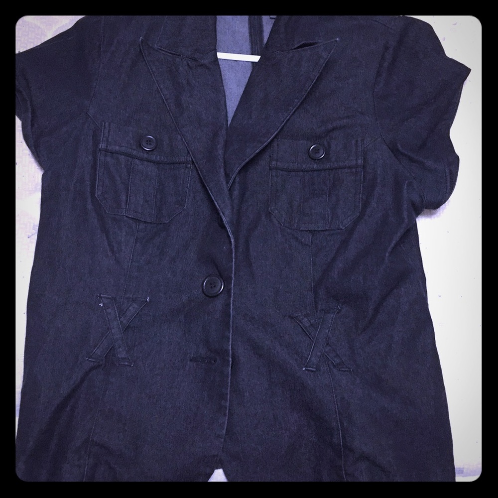 Denim blazer